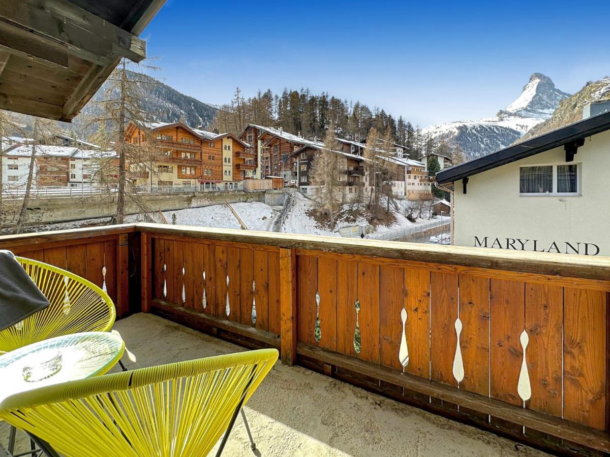 Eagle Apartment With Splendid And Direct View Of The Matterhorn Zermatt Extérieur photo