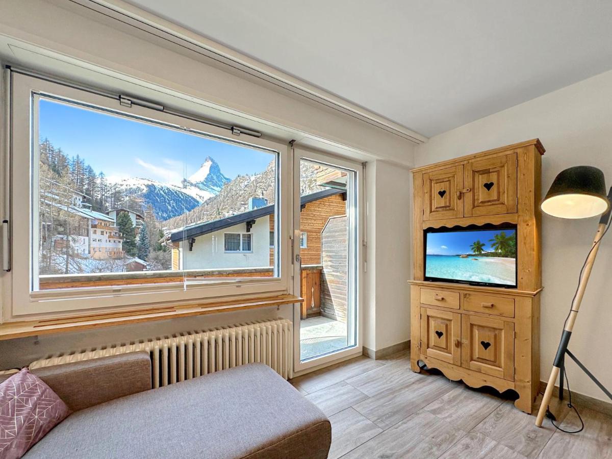 Eagle Apartment With Splendid And Direct View Of The Matterhorn Zermatt Extérieur photo